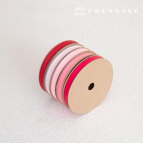 Gold Ribbon Packaging Ribbon Tape String Ribbon Craft 10mm Pink 5 Types 1yard