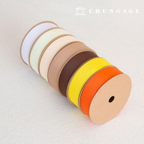 Gold Ribbon Packaging Ribbon Tape String Ribbon Craft 25mm Brown Yellow 7 Types 1yard