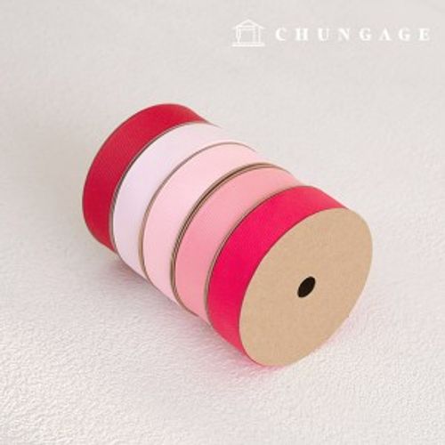 Gold Ribbon Packaging Ribbon Tape String Ribbon Craft 25mm Pink 5 types 1 yard