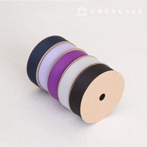 Gold Ribbon Packaging Ribbon Tape String Ribbon Craft 25mm Purple 5 types 1 yard