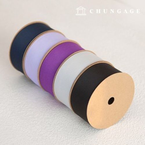 Gold Ribbon Packaging Ribbon Tape String Ribbon Craft 40mm Purple 5 types yard