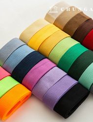 Waving strap Color webbing strap Eco Bag bias bag strap 30mm 27 types