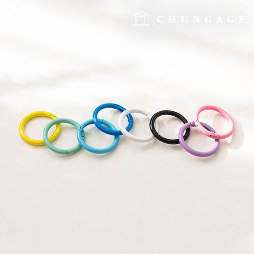 Color Oring Open Type 24mm ColorOring ColorKeyring Keyring Subsidiary Materials Small