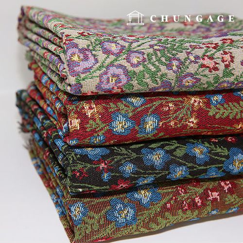 Flower Fabric 10 count Wide Width Ethnic Blossom 4 types