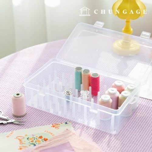 Small sewing thread storage case 42 roll bobbin organization sewing thread organization case