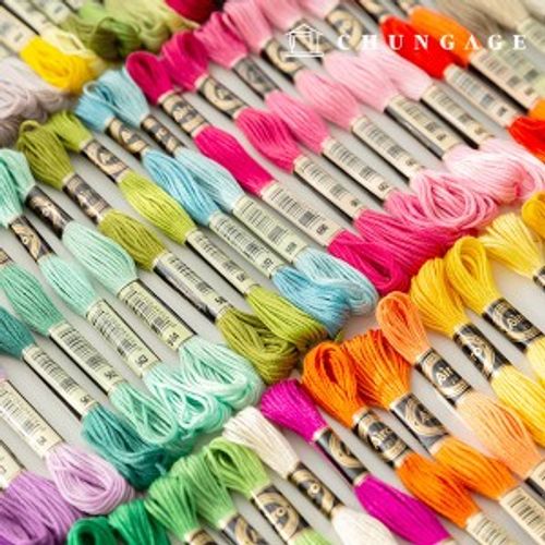 French embroidery thread cross stitch thread daily embroidery DMC number compatible 370 734