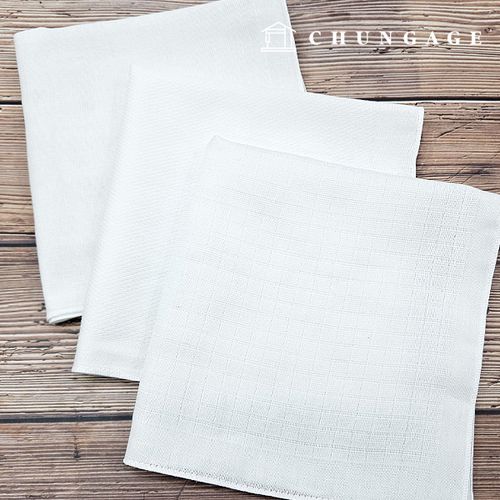 Finished product pure cotton gauze handkerchief non-fluorescent pure cotton 5 pieces 3 types