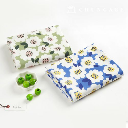 Eco-friendly antibacterial and anti-inflammatory fabric E-DTP cotton 20 count Sunny Daisy 2 types