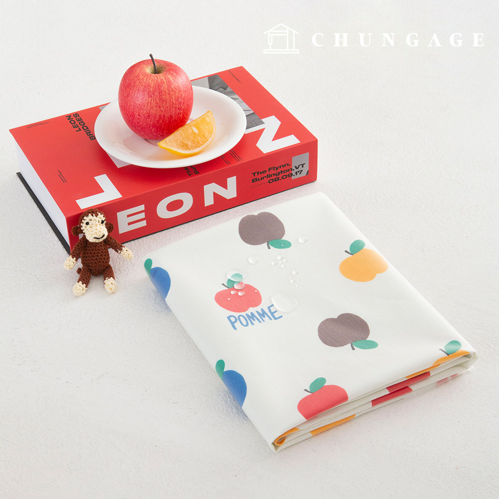 Waterproof Cloth Oxford Fabric Apple Fruit Fabric Laminate TPU Pomme