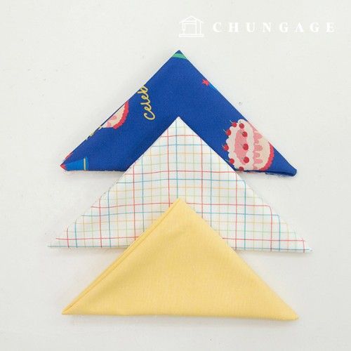 Fabric Package Check Fabric Cotton Fabric Cake Yellow Piece 3 Types 151