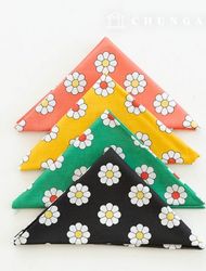 Fabric package eco-friendly DTP retro daisy flower simple daisy flower piece fabric 4 pack 154