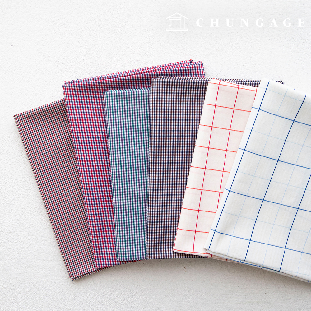 cotton Check Fabric Pre-dyed Check Fabric Newtro Check Retro Check Tile Check