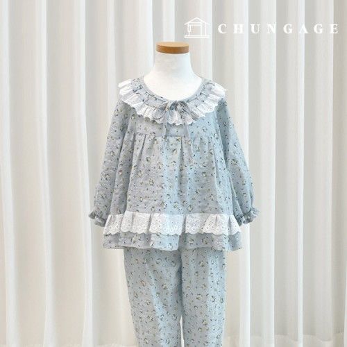 Clothing Pattern Children Pajamas Making Lace Freel Pajama Set P1665