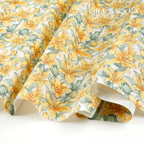 Linen fabric Cotton linen 11 count Eco-friendly E-DTP Cotton Wide Width sweet Lily White ML1639