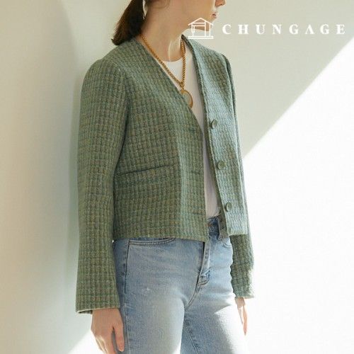 Clothing pattern simple No collar Women's Jacket Clothing making Clothing pattern P1683