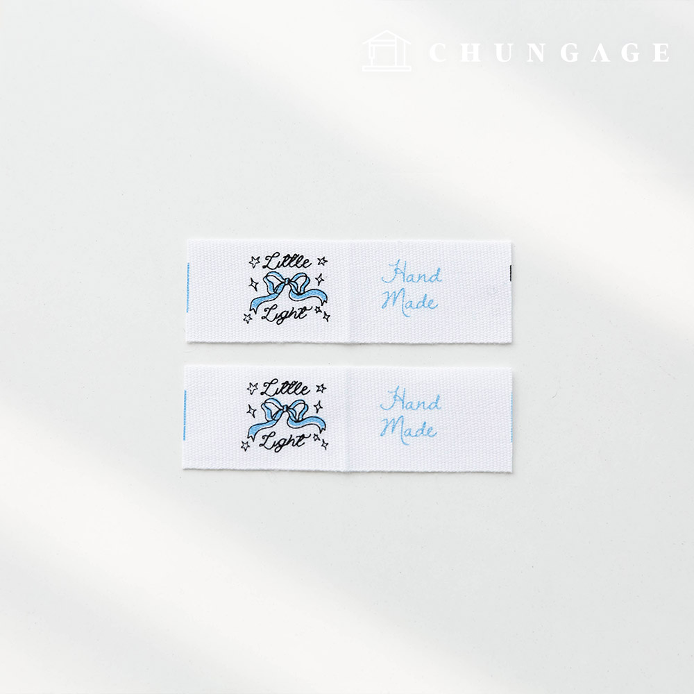 Cotton Label Insert Label Little Ribbon 2 Pack